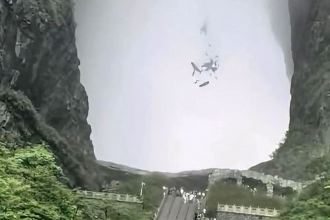 Felssturz an Touristen-Hotspot