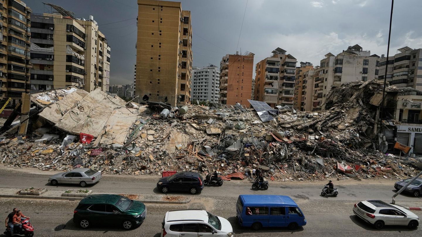 Trümmer in Beirut