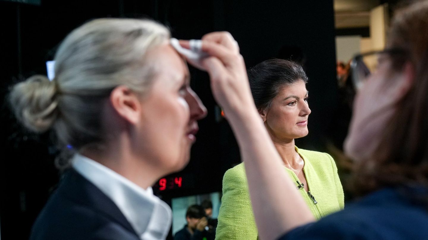 BSW-Chefin Sahra Wagenknecht und AfD-Co-Chefin Alice Weidel