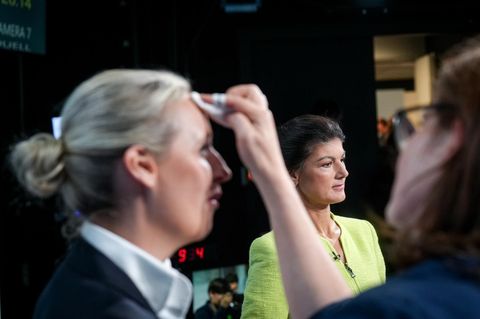 BSW-Chefin Sahra Wagenknecht und AfD-Co-Chefin Alice Weidel