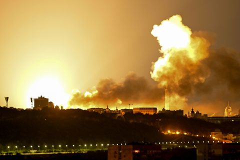 Russische Angriffe auf Kiew