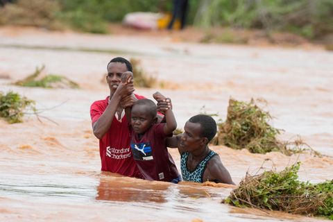 In Teilen Afrikas führt El Nino zu Überschwemmungen (Archivbild) Foto: Brian Inganga/AP/dpa