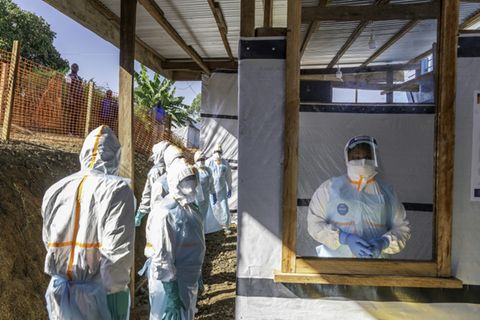 Ebola-Behandlungszentrum im Kongo