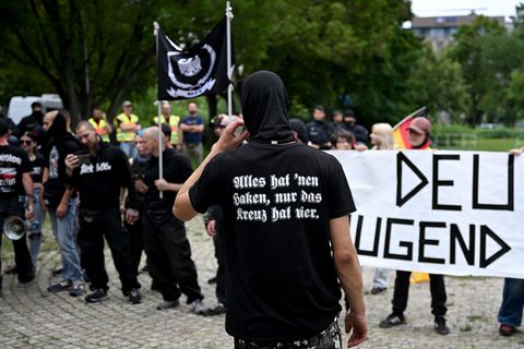 Der Berliner Verfassungsschutz stellt Zulauf für rechtsextreme Gruppen durch Jugendliche fest. (Archivbild) Foto: Bernd von Jutr