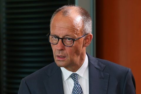 Kanzler Merz bei einer Kabinettssitzung