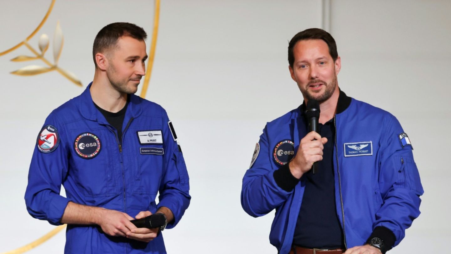 Thomas Pesquet und Arnaud Prost