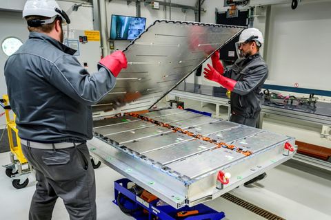 VW-Pilotanlage zum Batterierecycling in Salzgitter