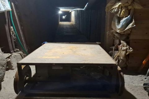 Blick in den Drogenschmuggel-Tunnel