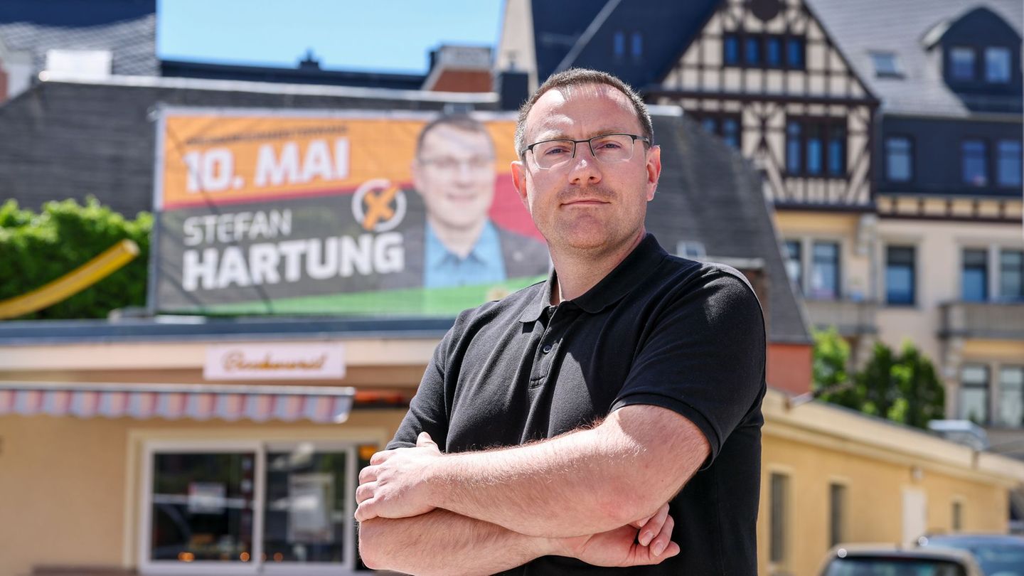 Oberbürgermeisterwahl: Aue vor der Wahl: Rechtsextremist will OB werden