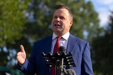 Trump-Vertrauter Bill Pulte bei einer Rede