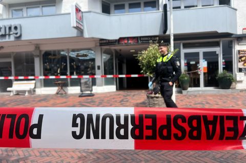 Der Tatort auf Sylt wurde von der Polizei abgesperrt. Foto: Lea Albert/dpa