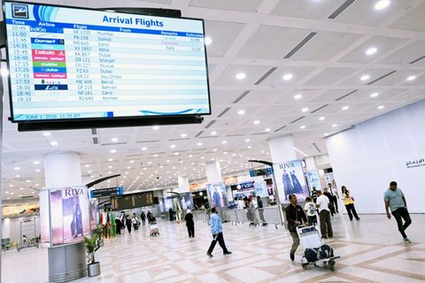 Der internationale Flughafen von Kuwait