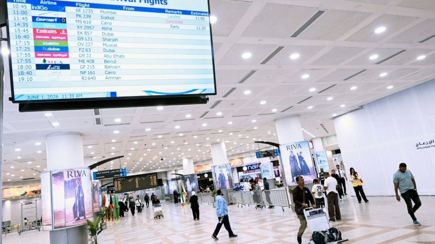 Der internationale Flughafen von Kuwait