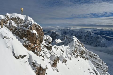 Gipfel von Zugspitze