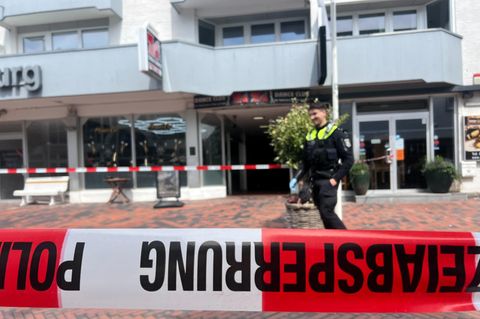 Ein Absperrband vor dem Einsatzort auf Sylt