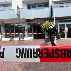 Ein Absperrband vor dem Einsatzort auf Sylt