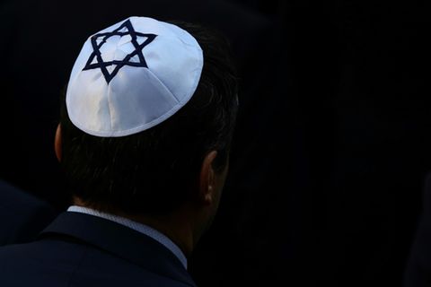 Mann mit Kippa