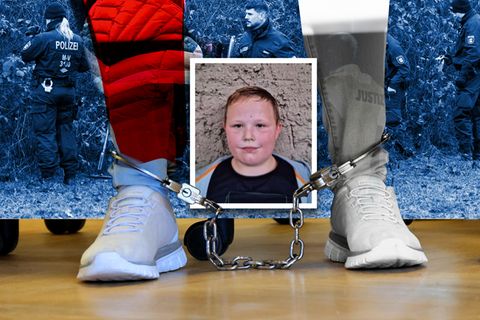 Collage zum Mordfall Fabian