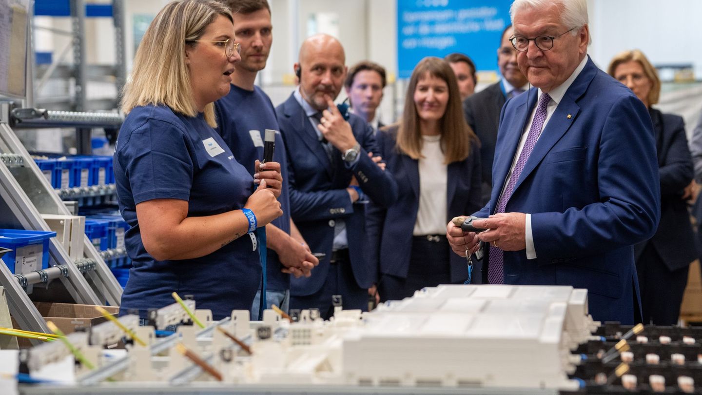 Steinmeier will mit der eintägigen Reise Diplomaten das Saarland zeigen Foto: Harald Tittel/dpa