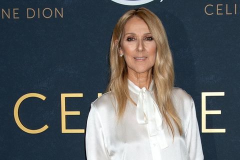 Céline Dion verabschiedet sich von Peabo Bryson.
