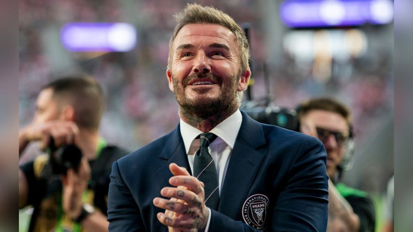 David Beckham wird mit einem Stern auf dem Hollywood Walk of Fame geehrt.