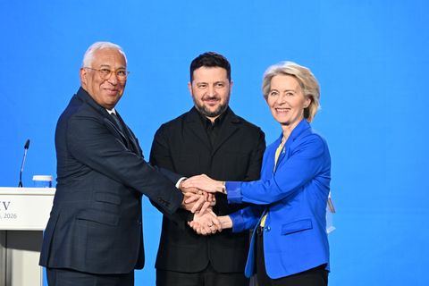 Wollten im Aufnahmeprozess für die Ukraine eigentlich schon viel weiter sein: Der ukrainische Präsident Wolodymyr Selenskyj, EU-