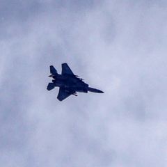 Israelischer Kampfjet über Südlibanon
