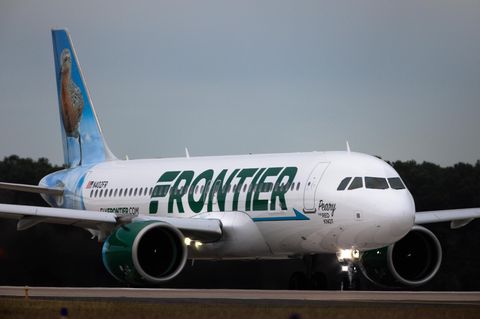 Flug der US-Airline Frontier