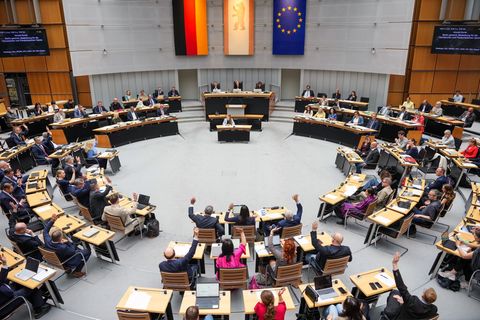 Das Berliner Abgeordnetenhaus beschäftigt sich bei seiner nächsten Sitzung noch einmal über die Reform der Verwaltung. (Archivbi
