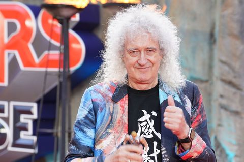 Queen-Gitarrist Brian May wirkte am Soundtrack des Films mit. (Archivbild) Foto: Ian West/PA Wire/dpa