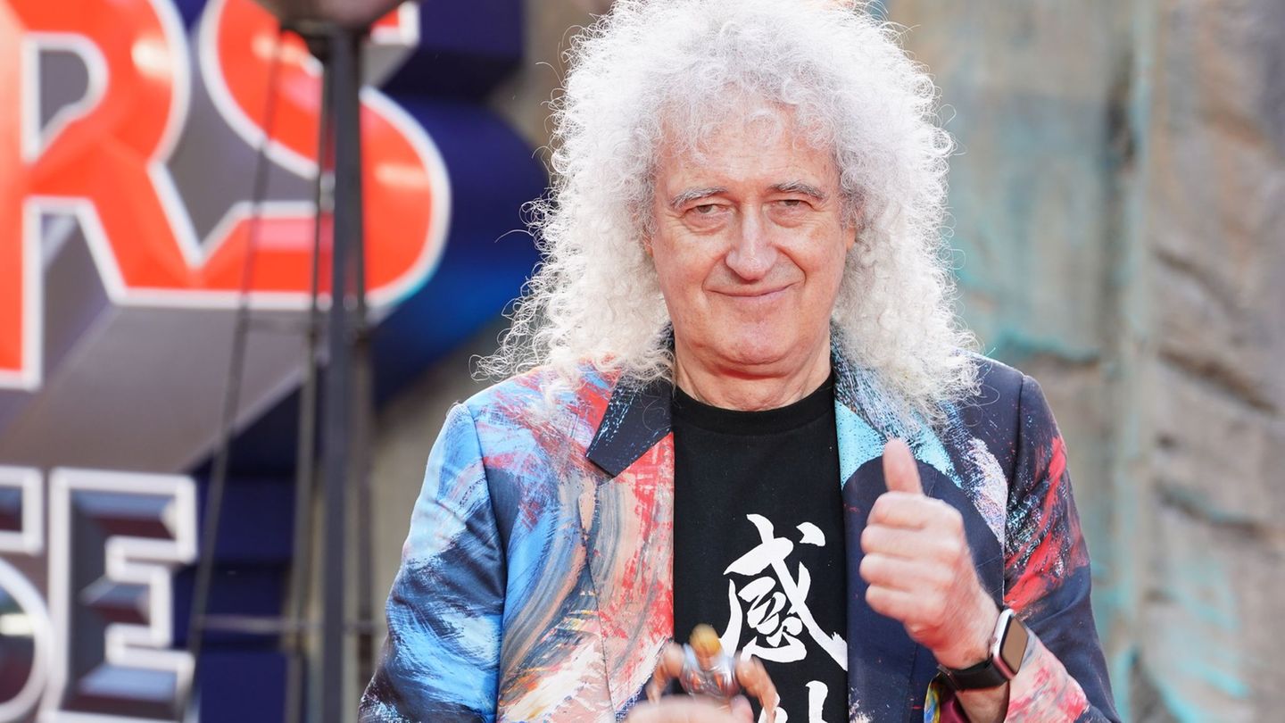 Queen-Gitarrist Brian May wirkte am Soundtrack des Films mit. (Archivbild) Foto: Ian West/PA Wire/dpa
