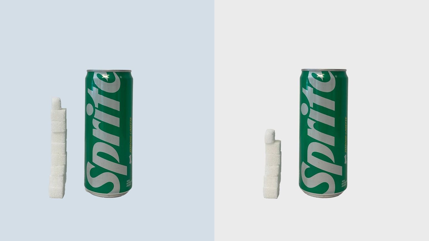 Diese Dose Sprite dürfte künftig nur noch 16 statt 26 Gramm Zucker enthalten – sonst wird Zuckersteuer fällig.