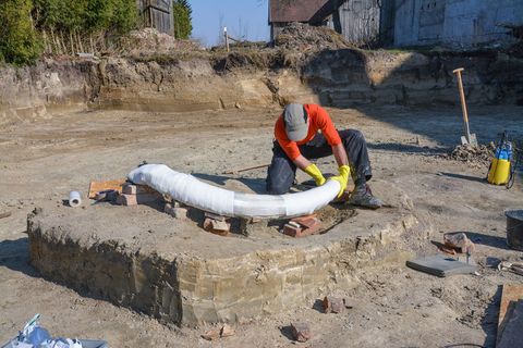 Das in Bayern entdeckte Mammut gibt Aufschluss auch über die Lebensweise der Steinzeitmenschen. (Handout) Foto: BLfD Landesamt f