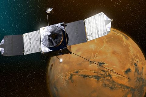 Nasa-Illustration der Maven-Mission