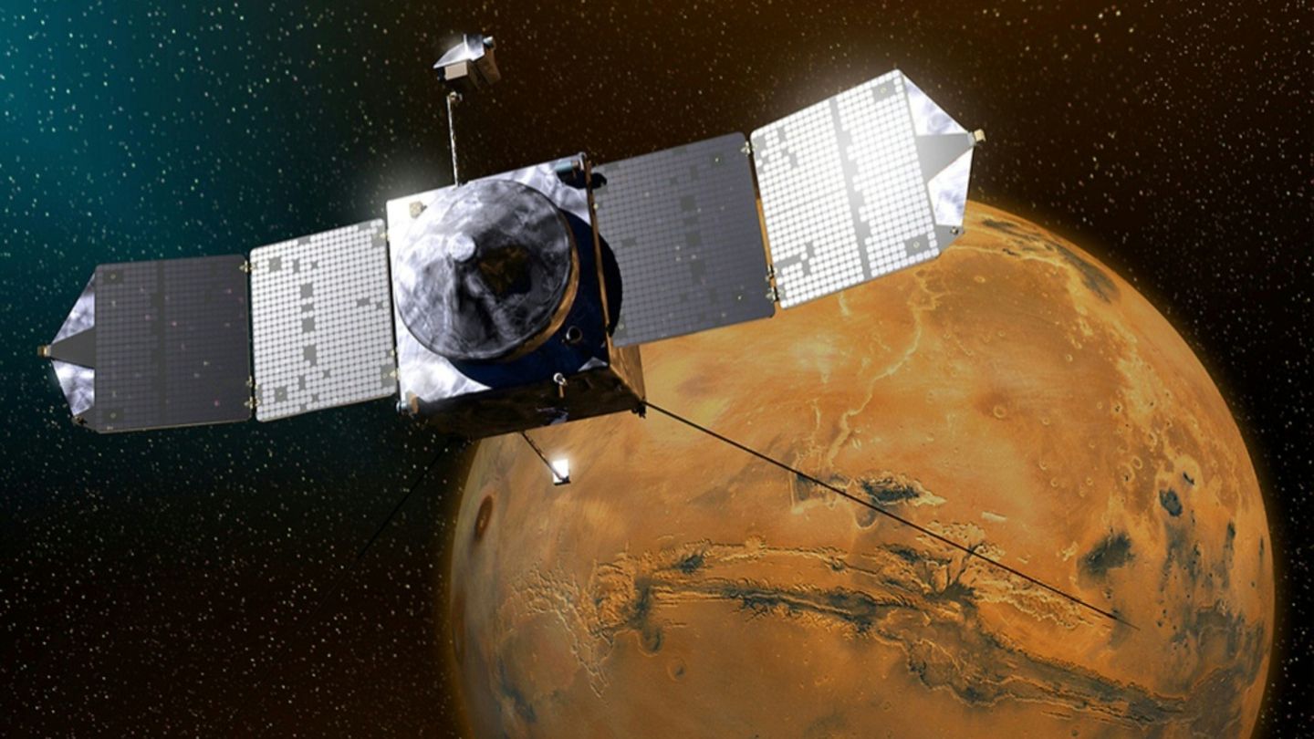 Nasa-Illustration der Maven-Mission