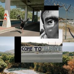 Montage zeigt Bilder von Eyad Abou Kasems Flucht von Syrien nach Deutschland