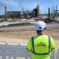 Eli Lilly Baustelle in Alzey