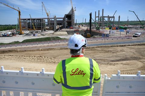 Eli Lilly Baustelle in Alzey