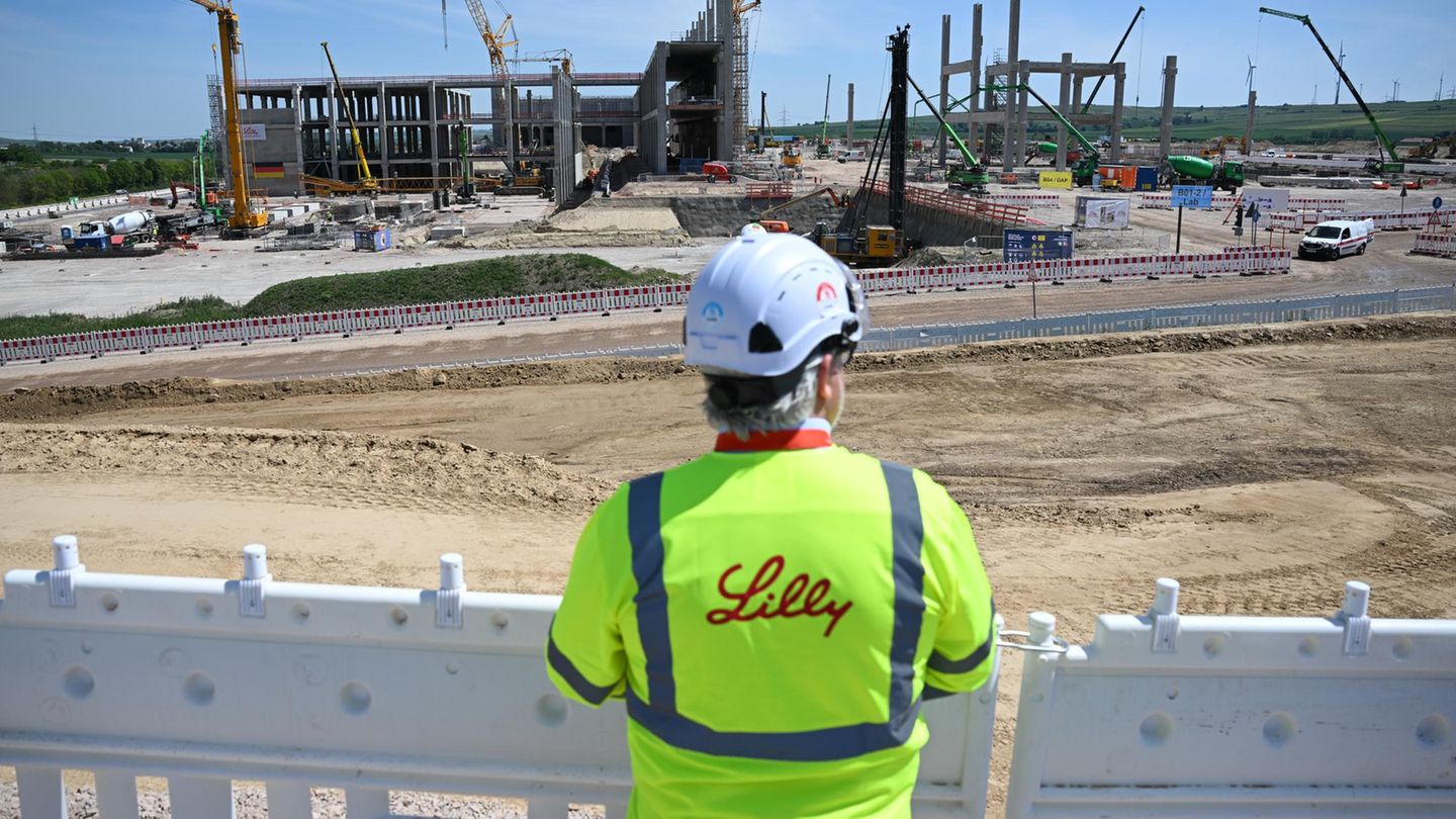 Eli Lilly Baustelle in Alzey