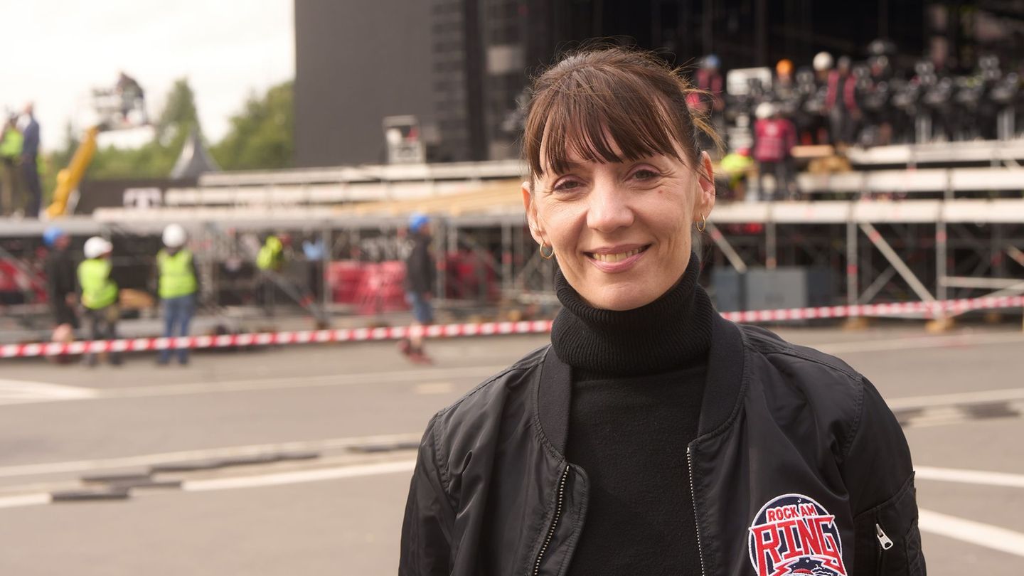 Festivaldirektorin Jana Post: Rock am Ring 2026 steht in den Startlöchern. Foto: Thomas Frey/dpa