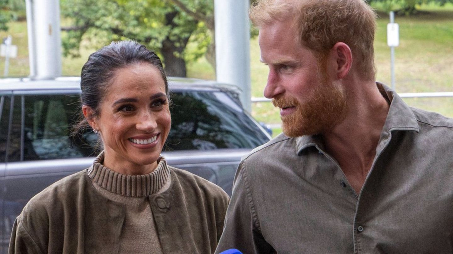 Herzogin Meghan und Prinz Harry bei einem gemeinsamen Auftritt.