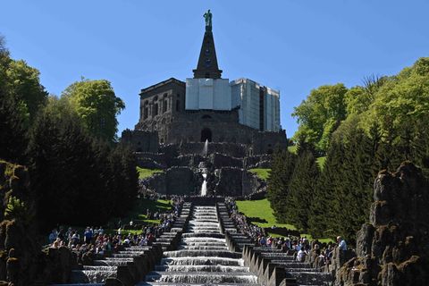 Am Welterbetag an diesem Sonntag können Besucher hinter die Kulissen der historischen Wasserspiele im Bergpark Wilhelmshöhe blic