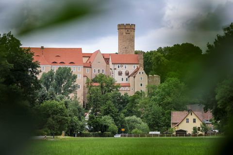 Immer wieder werden auf Burg Gnandstein Baumaßnahmen vorgenommen. (Archivbild) Foto: Jan Woitas/dpa