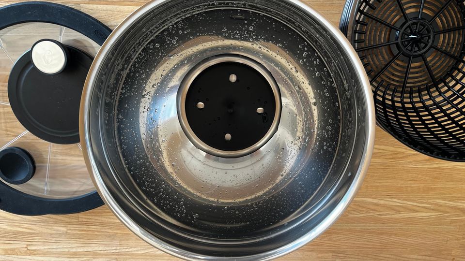 Salatschleuder Test: Rösle Salatschleuder