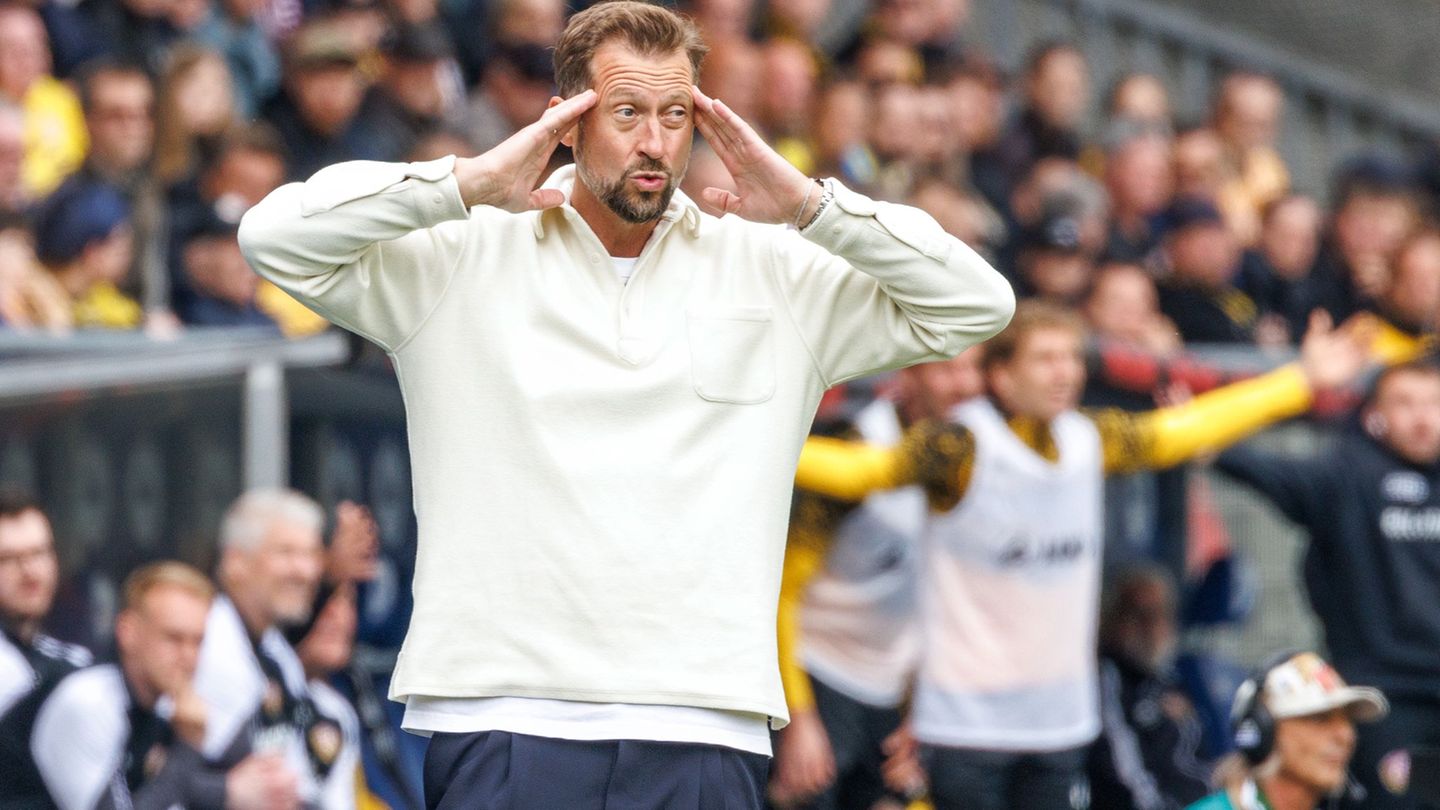 Braunschweigs Trainer Lars Kornetka. (Archivbild) Foto: Andreas Gora/dpa