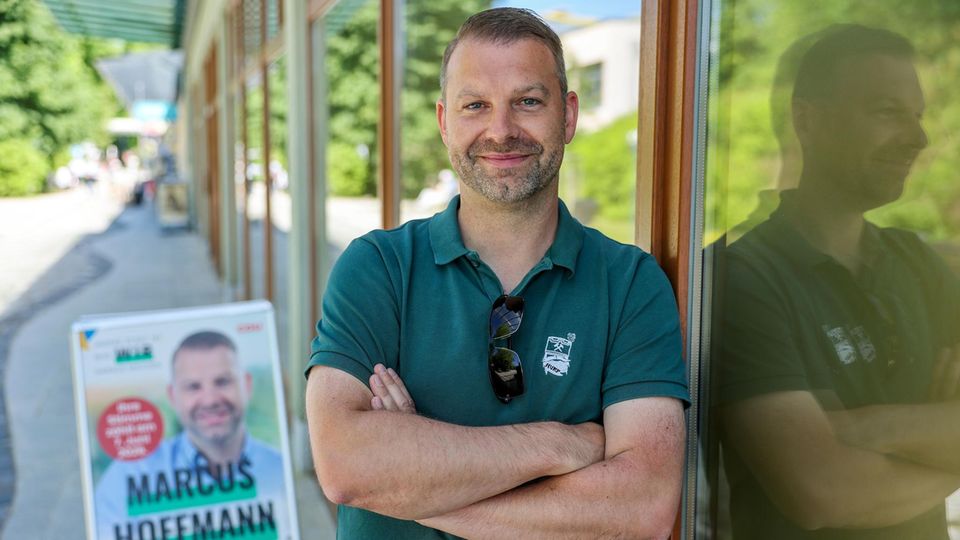 Der CDU-Kandidat Marcus Hoffmann