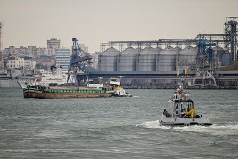 Rumänischer Schwarzmeerhafen Konstanza