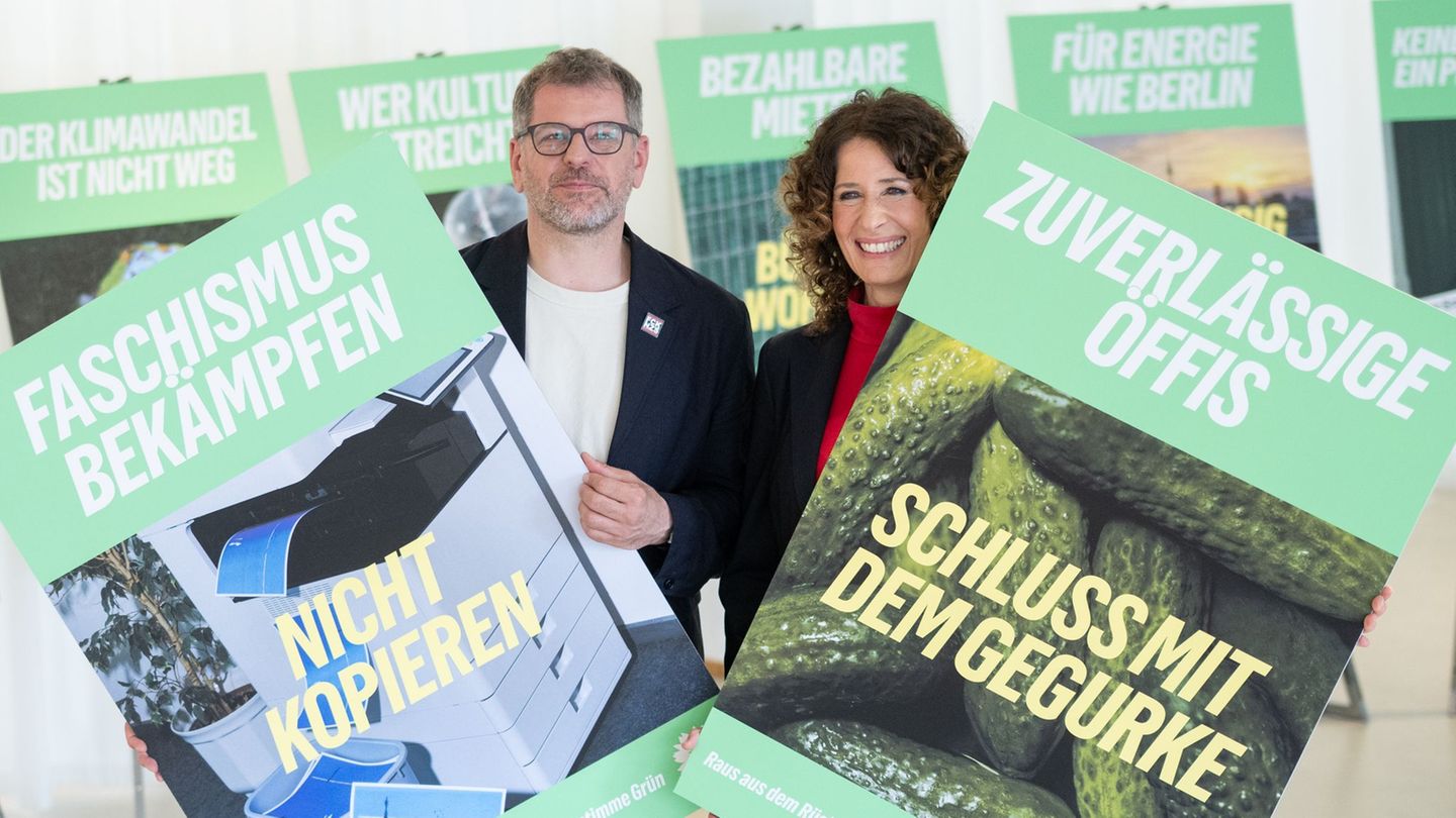 Die Grünen setzen im Wahlkampf auf markige Sprüche. Foto: Sebastian Christoph Gollnow/dpa