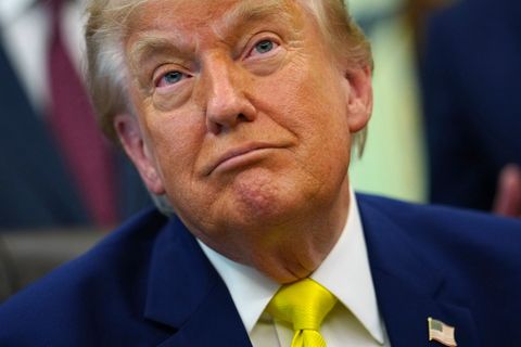 US-Präsident Trump sagt die geplanten Konzerte zum 250. Geburtstag der USA nun ganz ab. Foto: Julia Demaree Nikhinson/AP/dpa