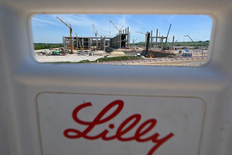 Am neuen Standort des US-Konzerns Eli Lilly im rheinland-pfälzischen Alzey laufen die Bauarbeiten - nun sollen die Investitionen